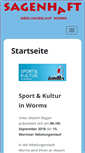 Mobile Screenshot of nibelungenlauf.de